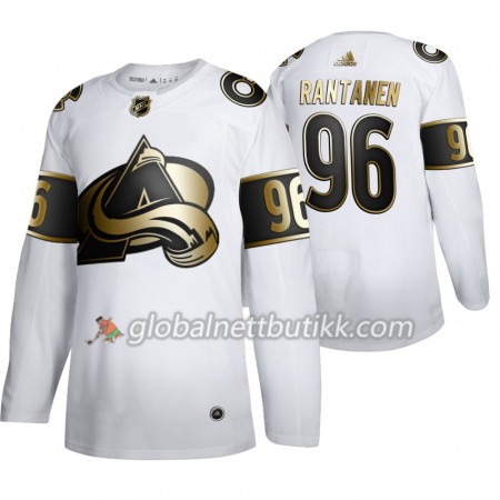 Colorado Avalanche Hockeydrakt Mikko Rantanen 96 Adidas 2019-2020 Golden Edition Hvit Authentic - Herre